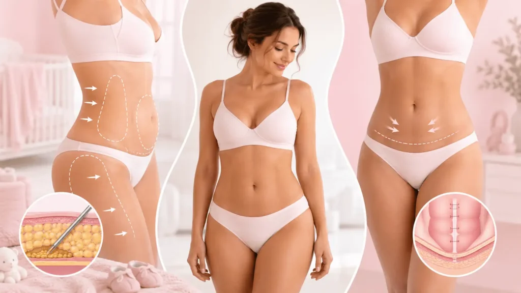 Tummy Tuck vs. Liposuction After Pregnancy